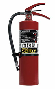 Ansul Sentry Stored Pressure Dry Chemical Extinguisher, 5 lb. ABC-Dival-56.80