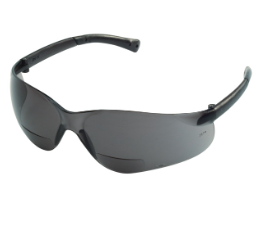BearKat Bifocal Readers Safety Classes 2.0 Diopter, Gray Lens Box of 12-State
