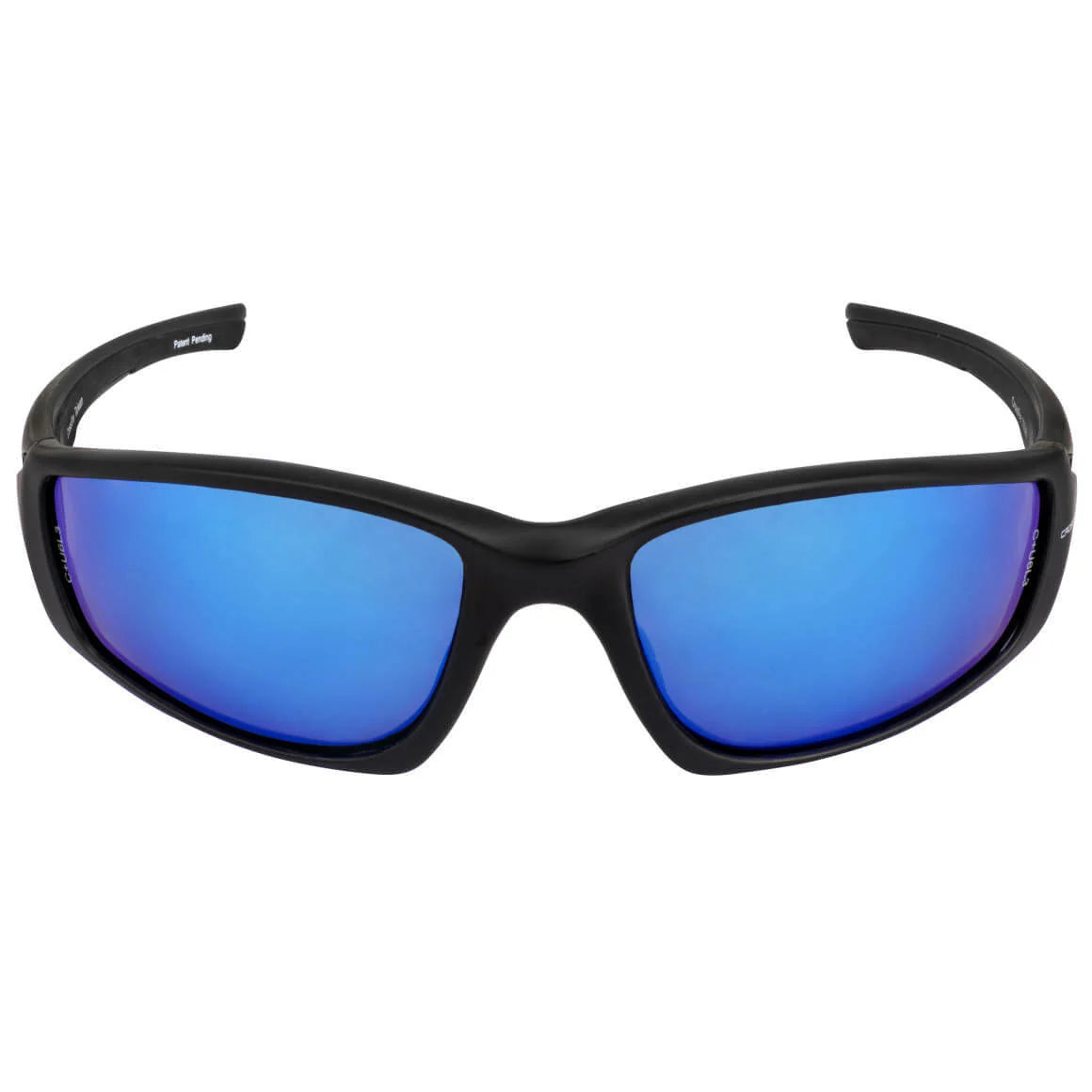 CrossFire® 23226 Safety Eyewear, Hard Coated Anti-Scratch, Polarized HD Blue Mirror Lens, Full Framed Frame, Matte Blk- 343.80 for pack of 12-Dival