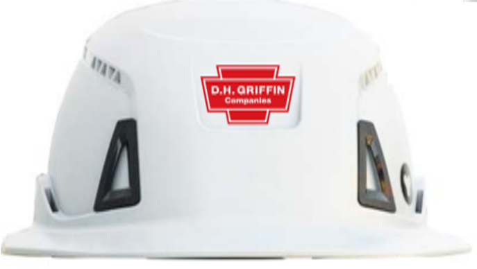 Securis Type II Class C Full Brim Helmet White/Yellow-Warehouse