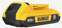 Dewalt 20V MAX* 2Ah Battery- State-126.44