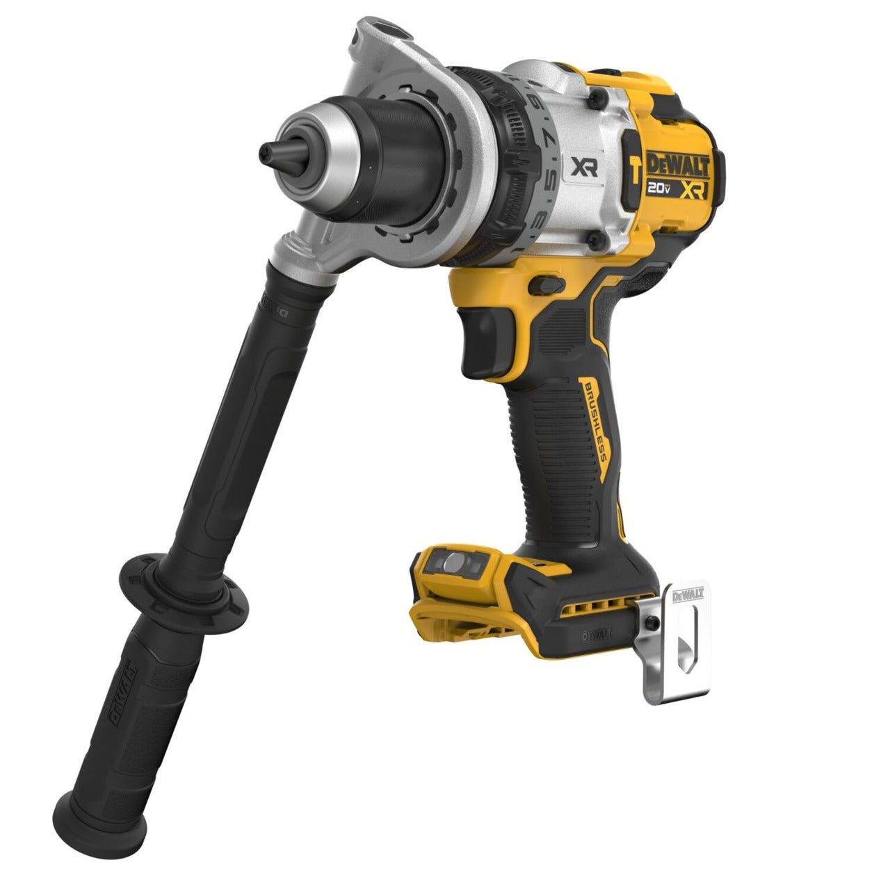 Dewalt 20V MAX* XR® Brushless Cordless 1/2 in. 3-Speed Hammer Drill (Tool Only)- Dival-240
