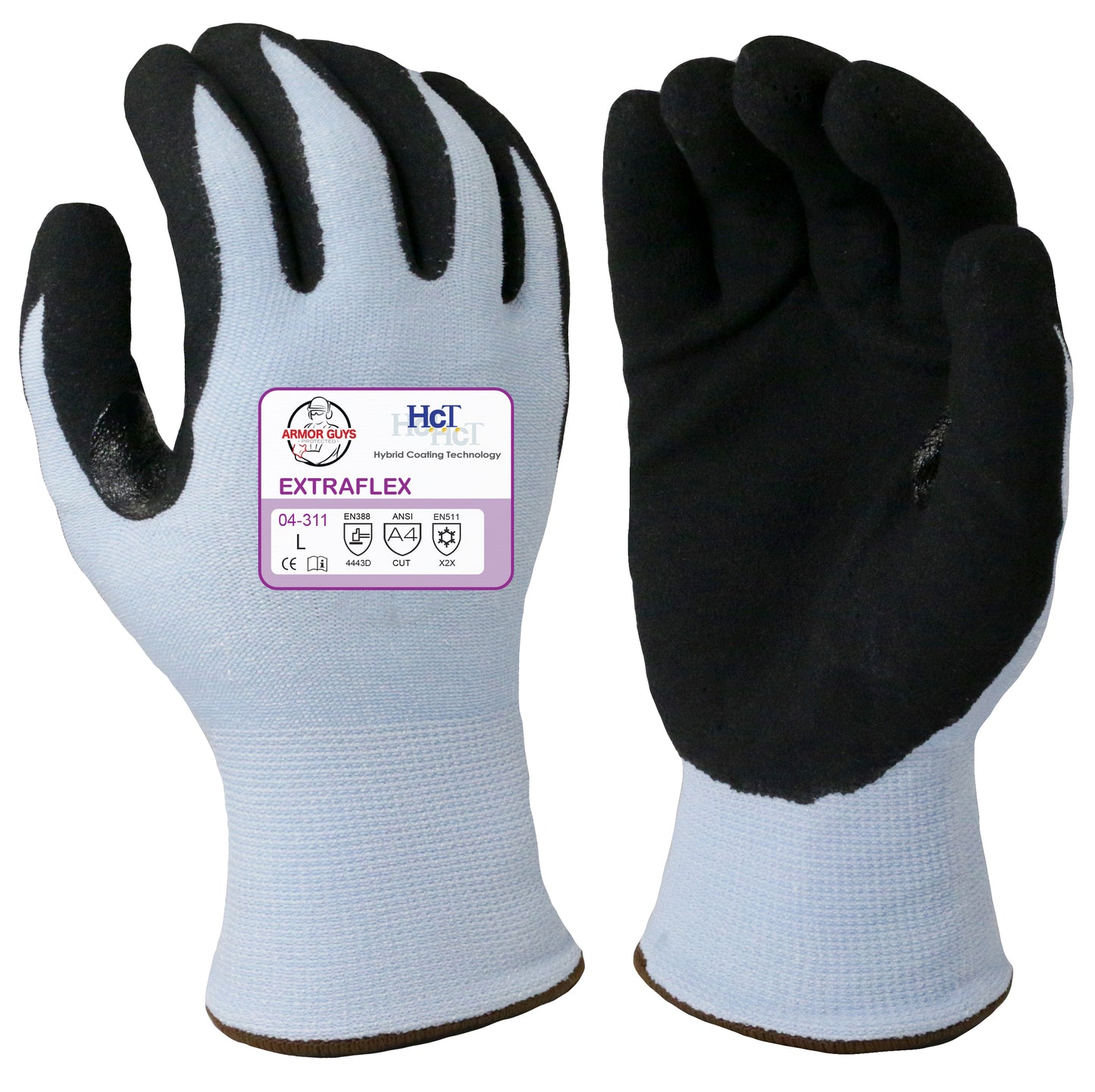 Armor Guys Extra-Flex Work Gloves Cut Level 4 INSULATED : 71.52 a pack-Dival