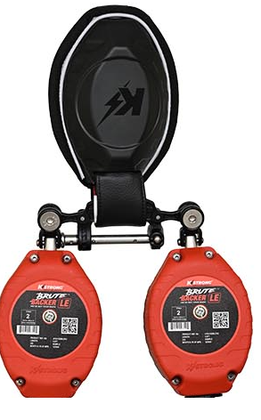 Kstrong Brute Backer LE V2 Class 2 Dual Interchangeable 8.5 Dual Cable SRL- Pwith Swivel Snap Hooks-Dival-365