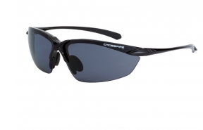 CrossFire® 9614 Sniper Safety Eyewear, Hard Coated Anti-Scratch, Polarized Smoke Lens, Full Framed Frame, Black-343.80 for pack of 12-Dival