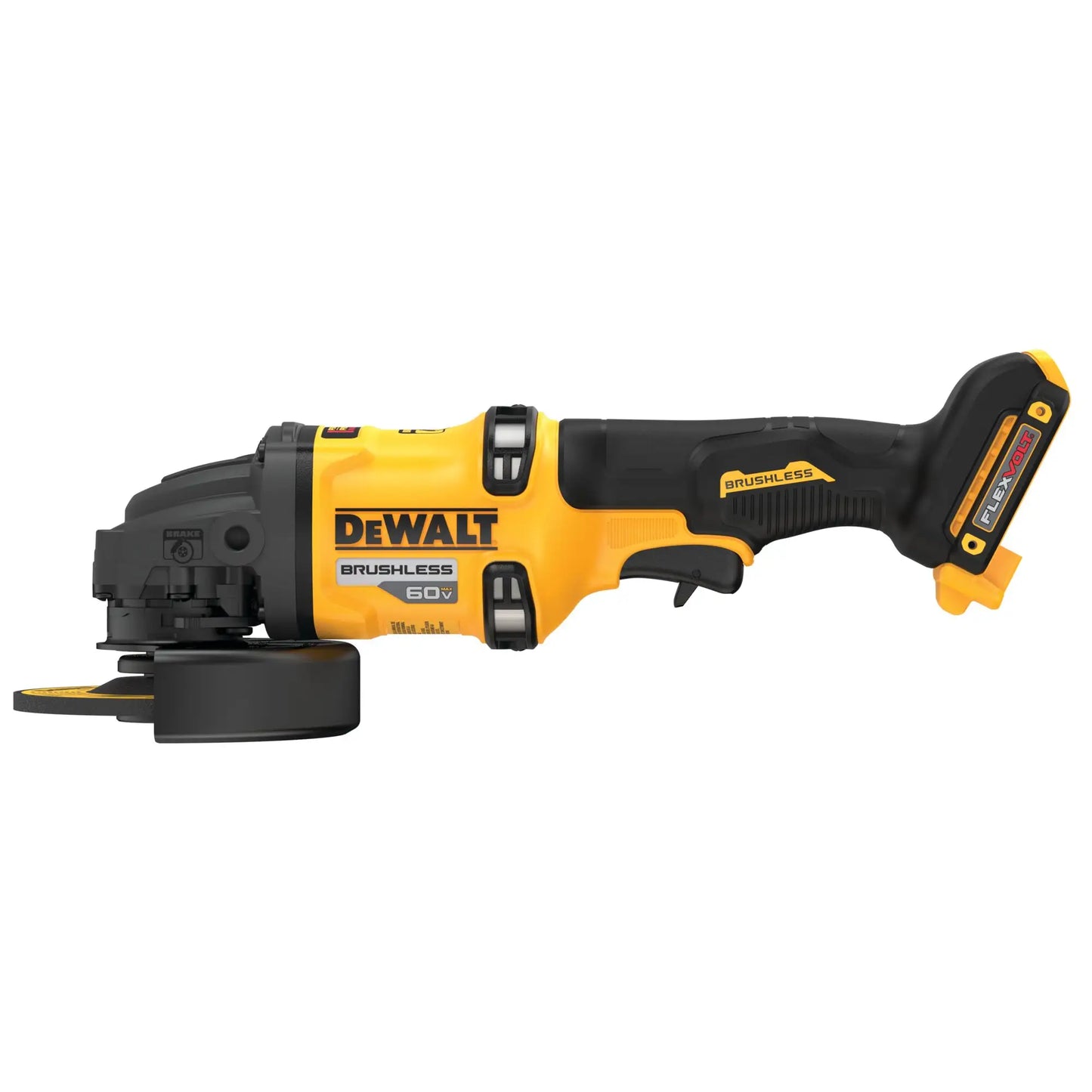Dewalt 60V MAX* Brushless Cordless 4-1/2 in. - 6 in. Grinder with KICKBACK BRAKE™ (Tool Only)- Dival- 269