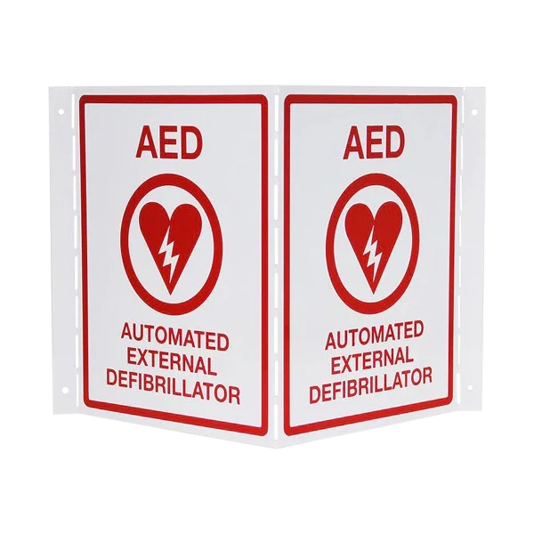 AED Full Set up with Sign & Cabinet-2081.20 Full Set-Dival