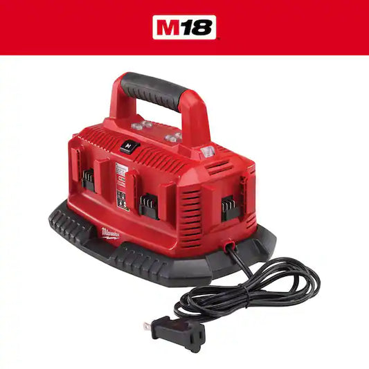 Milwaukee M18™ Six Bay Daisy Chain Rapid Charger- Dival 83.80